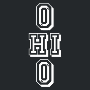 Ohio Stacked - Youth Heavy Blend Crewneck Sweatshirt Design