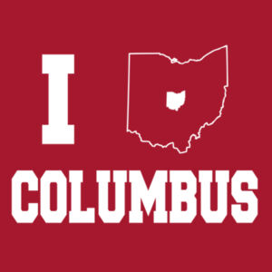 I Heart Columbus - Ladies Fan Favorite T Design