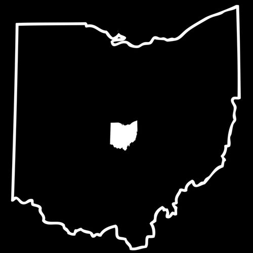 Ohio Heart  White  Thumbnail